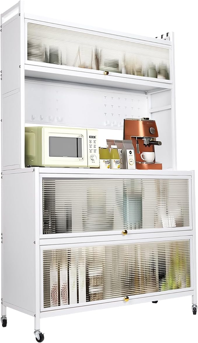Mobile Kitchen Storage Cart by Unknown