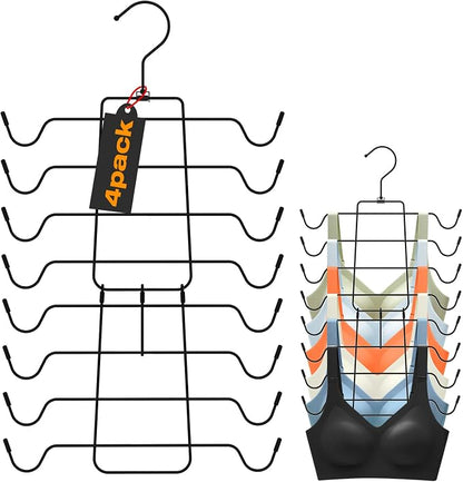 2 Pack Bra Organizer, Tank Top Hangers Space Saving, Closet Organizers and by Uilmart