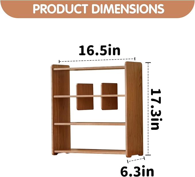 Coffee Cup Holder for Countertop Walnut Wood Coffee Mugs Holder for Kitchen Mug - Image 2
