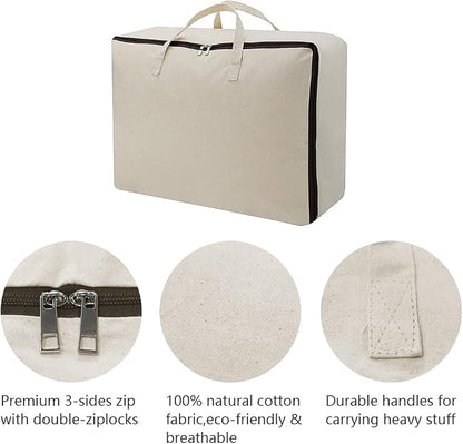 AMJ Set of 3, Canvas Storage Bag - Image 2