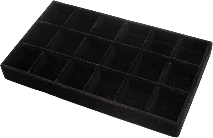 Velvet Jewelry Organizer Tray by Unknown