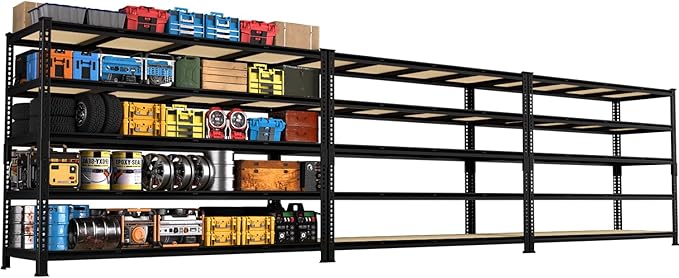 PrimeZone 60" W X 24" D X 72" H Heavy Duty Garage Storage Shelves by PrimeZone