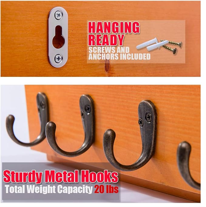 Flintar Wall Mounted Key and Mail Holder - Image 5