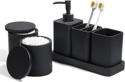 YMXYJM Bathroom Accessories Set, 6 Piece Bathroom Set by YMXYJM