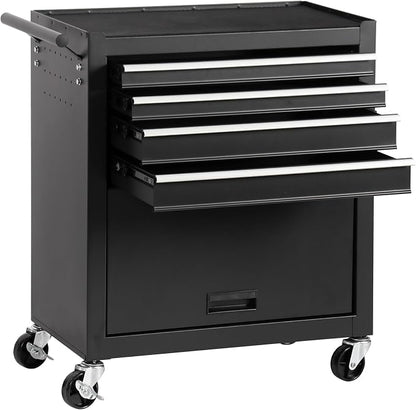 4-Drawer Rolling Tool Chest, Cabinet by Unknown