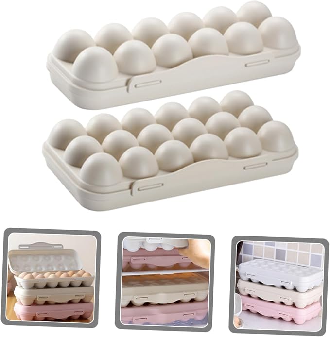 Toyvian 2pcs Egg Storage Container - Image 7