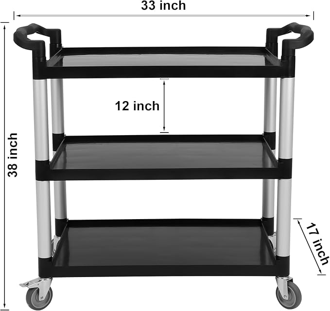 3-Tier Heavy Duty Utility Cart - Image 3