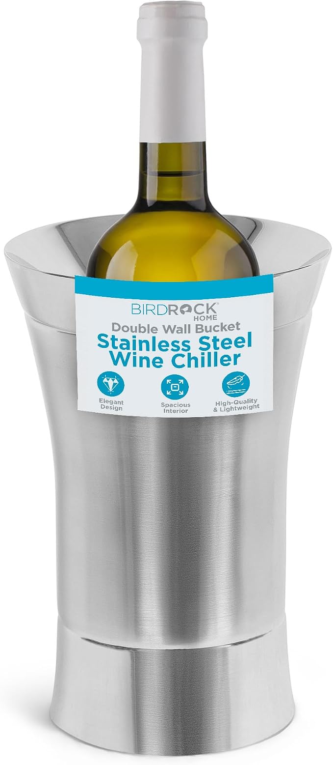BirdRock Home Stainless-Steel Wine Chiller by BIRDROCKHOME