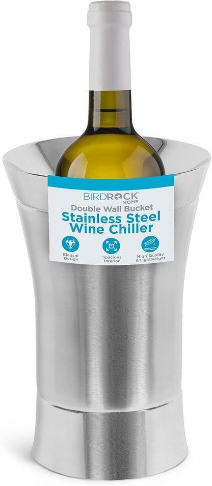 BirdRock Home Stainless-Steel Wine Chiller by BIRDROCKHOME
