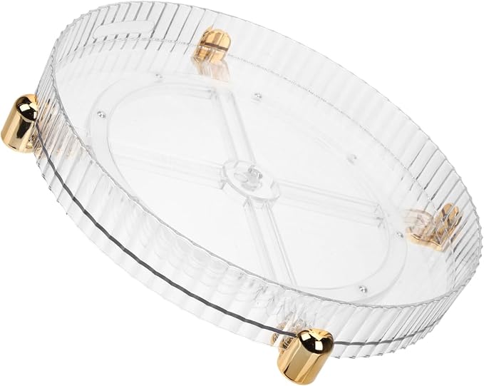 Garneck Large Capacity Rotating Makeup Organizer Tray Spinning Cosmetic Storage - Image 8