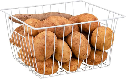 Freezer Basket Organizer, Refrigerator Metal Wire Storage Divider, Household - Image 4