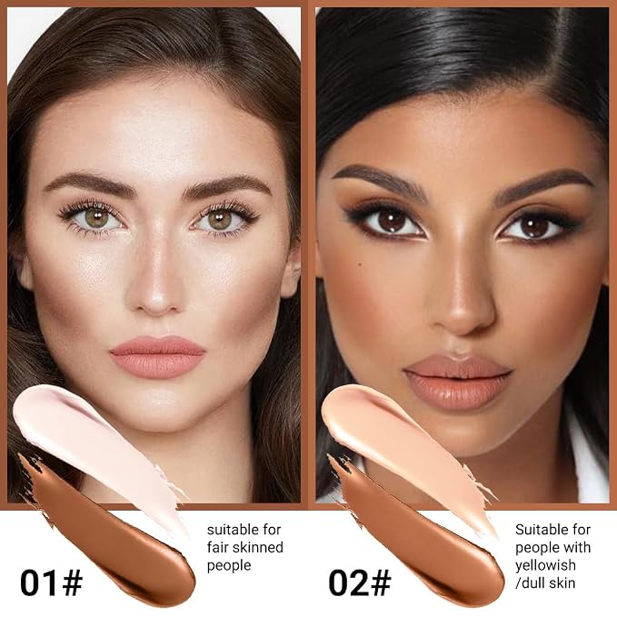evpct 4 Colors Contour Stick Makeup Set Concealer Stick Cream Contouring - Image 3