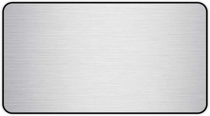 Brushed Metal Texture Desk Mat by Unknown