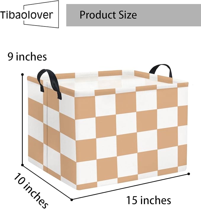 Rectangular Storage Basket for Home Kitchen Girls Cute Storage Bin Organizer - Image 6
