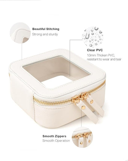 Travel Clear Makeup Bag Set, TSA Approved Cosmetic Bag Case - Image 4