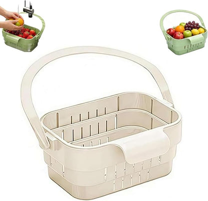 Upgraded Foldable Hanging Sink Drain Basket, Stretchable Kitchen Colander by Unknown