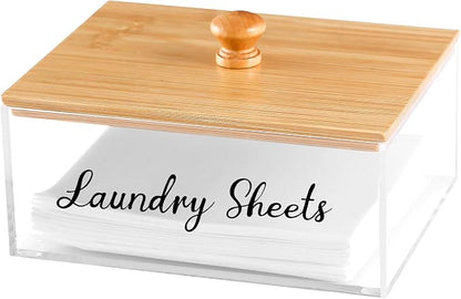 VOTLEVT Bamboo Laundry Detergent Sheets Holder by VOTLEVT
