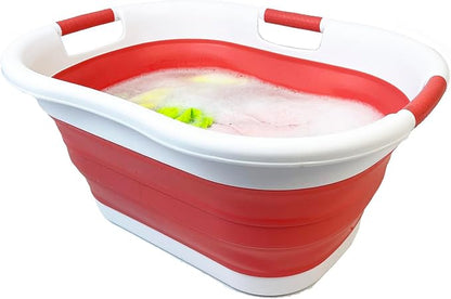 SAMMART 40L Collapsible Plastic Laundry Basket - Image 2
