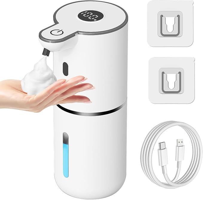 Automatic Foaming Soap Dispenser Touchless, USB Rechargeable Smart Hand Soap by OHIFAST