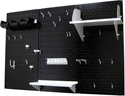 Wall Control Pegboard Organizer 4 ft. Metal Pegboard Standard Tool Storage Kit - Image 2