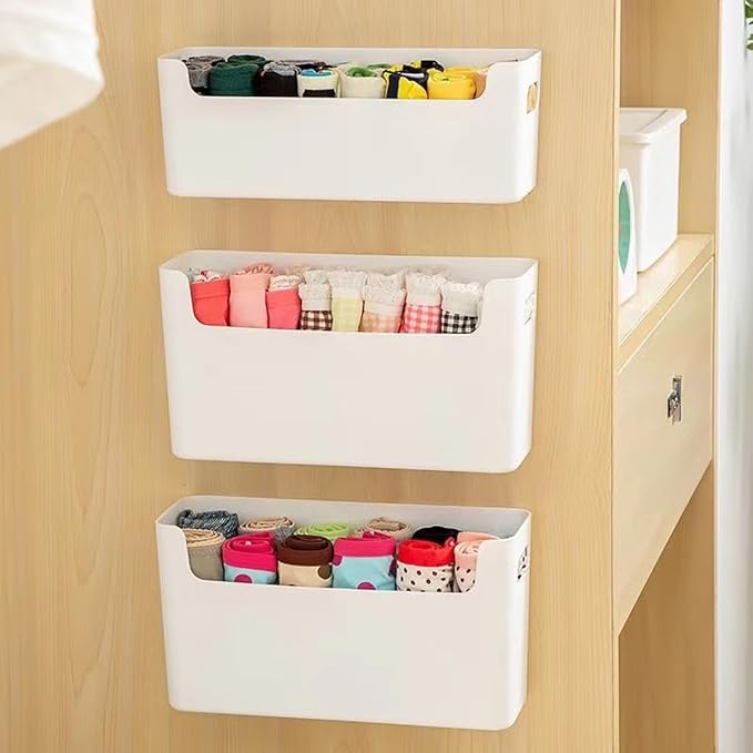 2 Pack Cabinet Organizer Storage, Adhesive Over Cabinet Door Organizer - Image 9