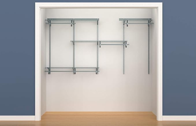 ClosetMaid ShelfTrack Wire Closet Organizer System, Adjustable from 5 to 8 Ft. - Image 9