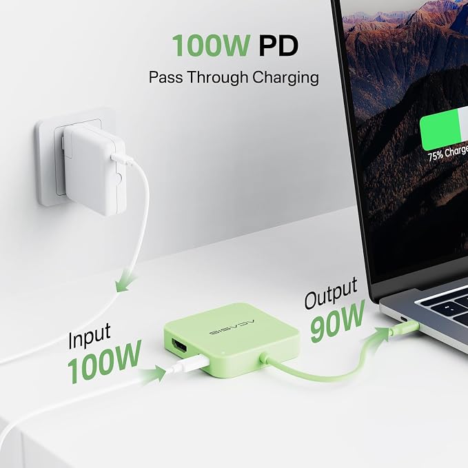 ACASIS USB C Hub 10Gbps, USB C to 4K 60Hz HDMI Adapter - Image 4