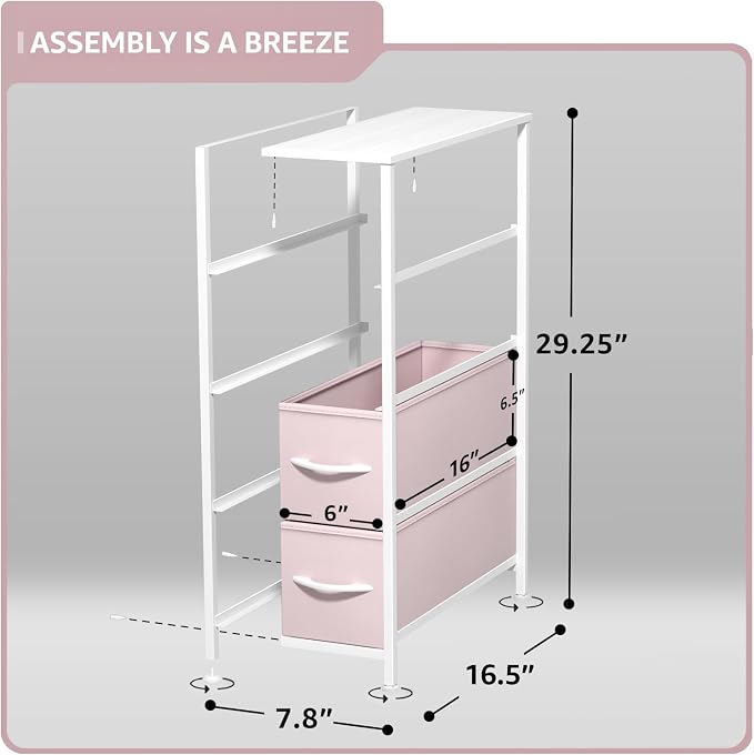 Sorbus Kids Narrow Dresser - Image 3