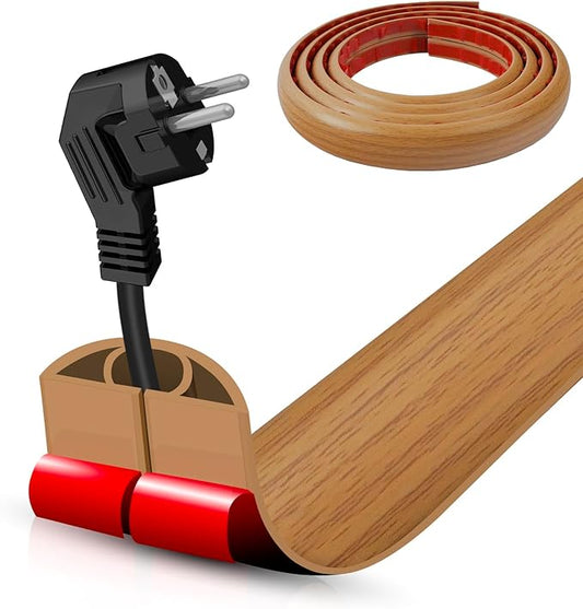 Floor Cord Cover Self Adhesive Cord Hider, 20FT Cable Management, Extension by DBHXXMB-HH