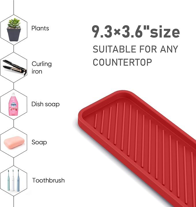 EG-SIPRO Kitchen Sink Organizer Tray, Sponge Holder - Image 5