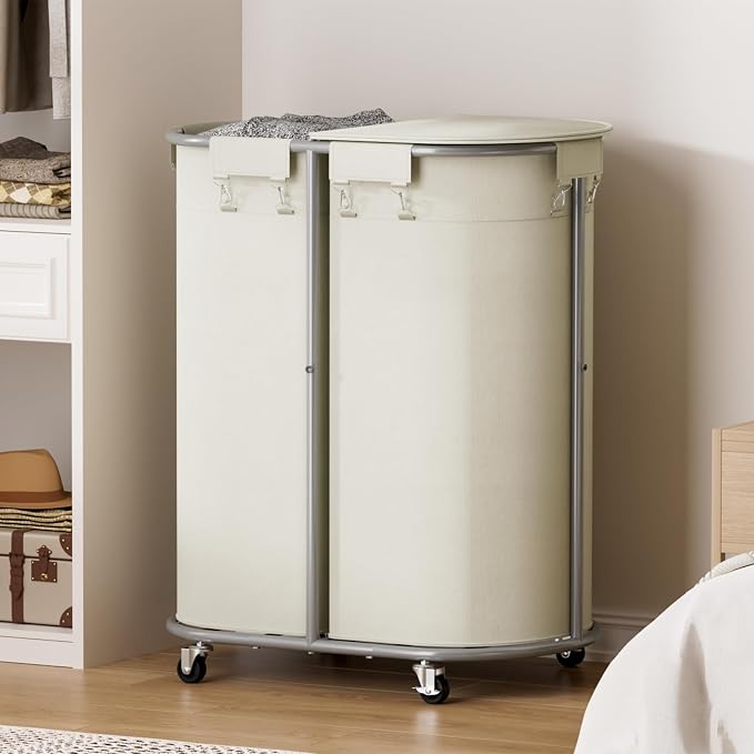 200L Double Laundry Hamper - Image 2