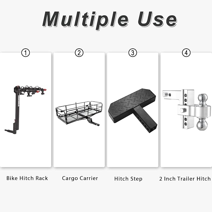 CZC AUTO 2" Hitch Wall Mount Bike Rack Hitch Wall Mount, Hanging Garage - Image 7