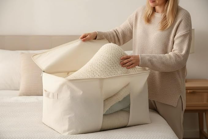 Soft Canvas Clothes Storage Bags - Image 5
