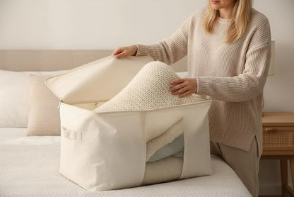 Soft Large Canvas Comforter Storage Bags - Image 5