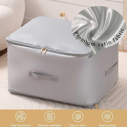 Ultra Space Saving Self Compression Organizer, 2025 New 3-Layer Zipper Large - Image 2