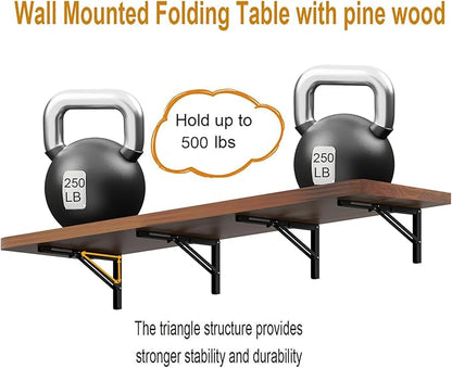 IAE Floating Wall Mounted Folding Table Desk - Image 5