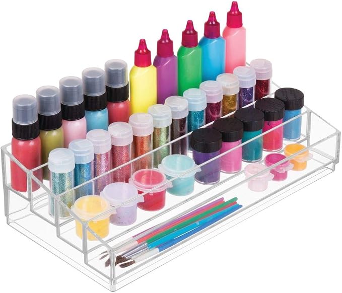 iDesign Tiered Cosmetics & Nail Polish Organizer, The Clarity Collection – - Image 10