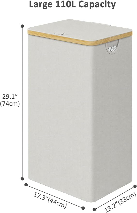 iEGrow 110L Laundry Basket - Image 2