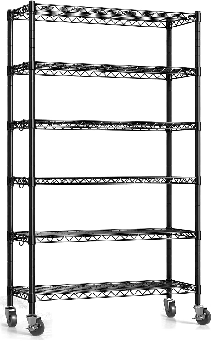 Hodonas 2300LBS Wire Shelving Unit - Image 8