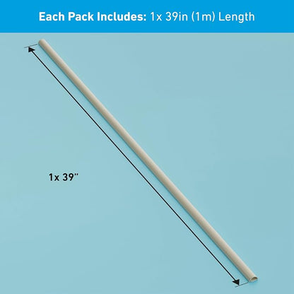 D-Line Half Round Cord Hider, Patented Cable Cover, Hide TV Wall Mount Wires - Image 4