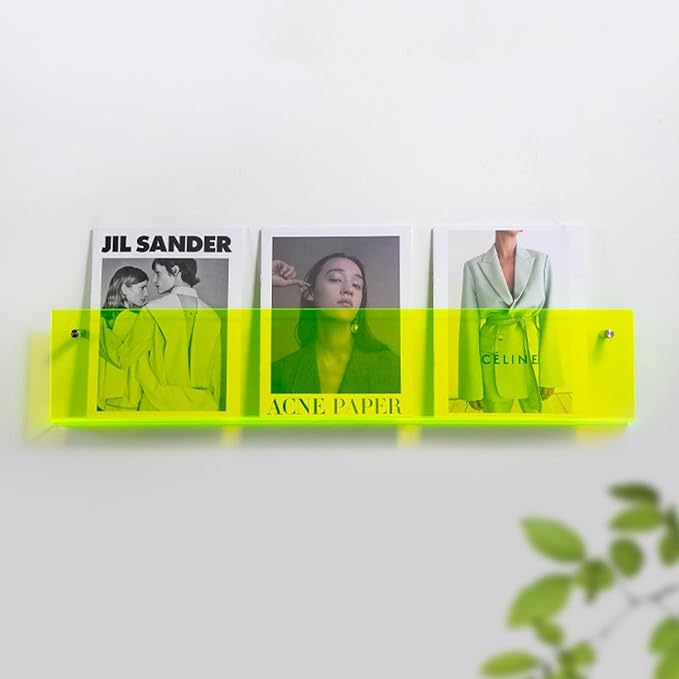 ROYALITA 2-Pack Acrylic Magazine Holder Brochure Holder, Fashion Hanging - Image 5
