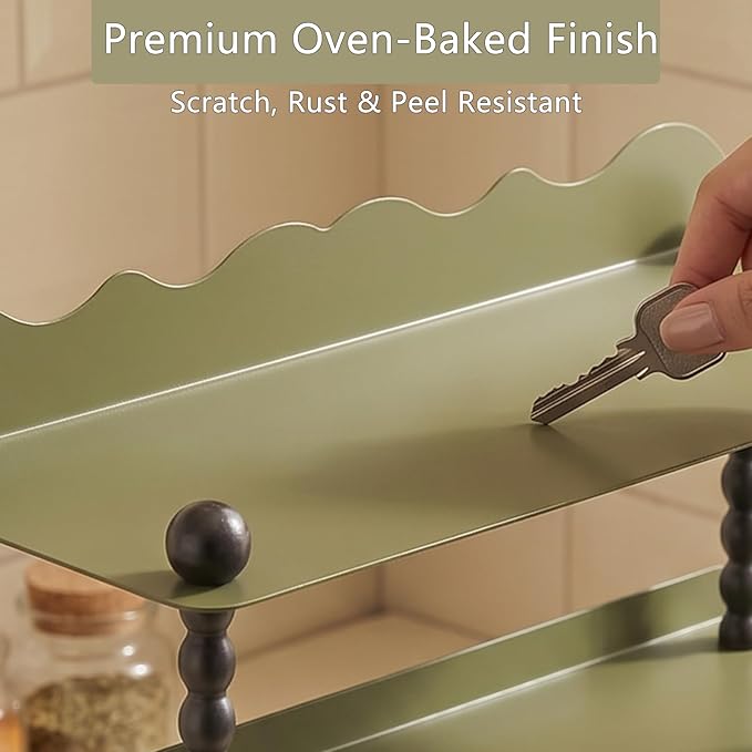 3-Tier Bathroom Counter Organizer, Water Proof Countertop Shelf | Vintage - Image 3