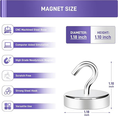 Neosmuk Magnetic Hooks Steel Tube Design - Image 5
