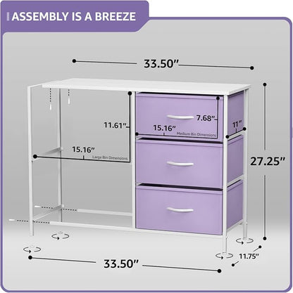 Sorbus Kids Dresser with 5 Drawers - Image 3