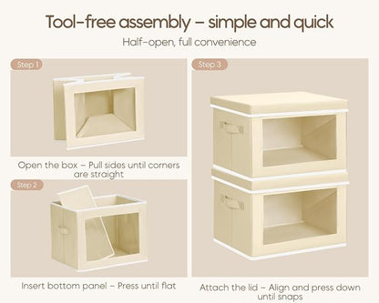 Homsorout Collapsible Storage Bins - Image 7