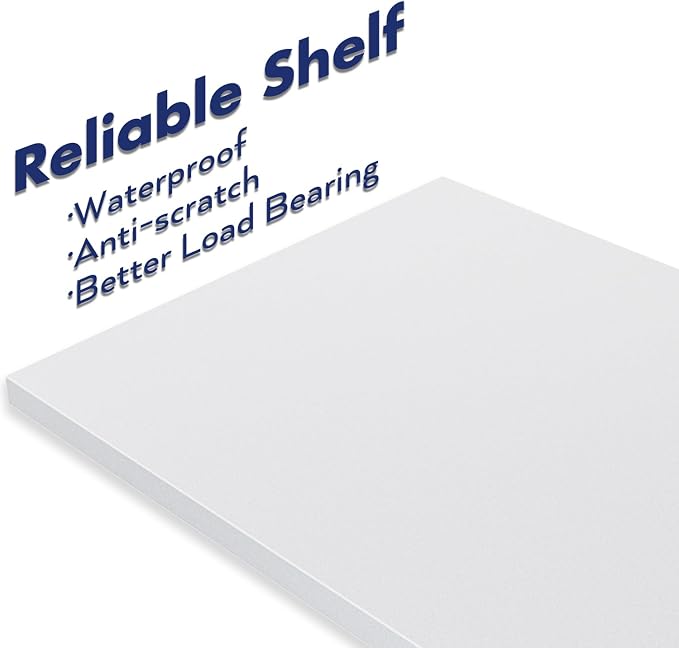 NUMENN Bookshelf, 5 Tier Freestanding Shelving Unit, Falling Prevention Baffle - Image 7