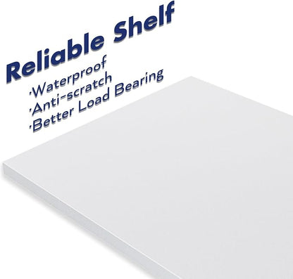 NUMENN Bookshelf, 5 Tier Freestanding Shelving Unit, Falling Prevention Baffle - Image 7