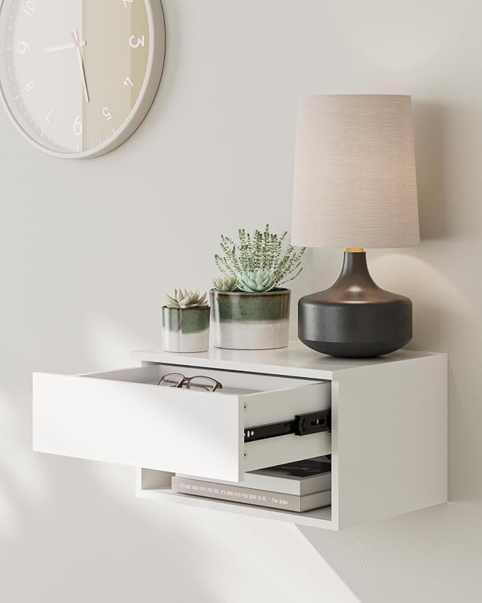 Floating Nightstand, Small Modern Floating Nightstand - Image 4