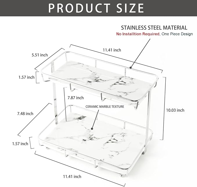 Bathroom Organizer Countertop Perfume Organizer Makeup Organizer Cosmetics - Image 6