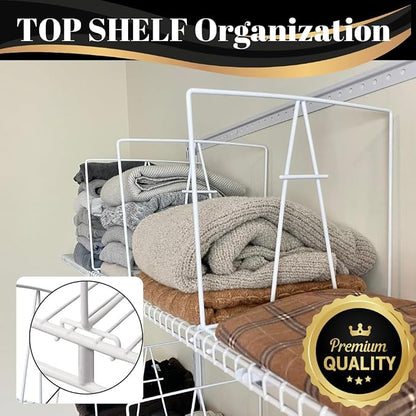 Evelots Wire Shelf Dividers - Image 4